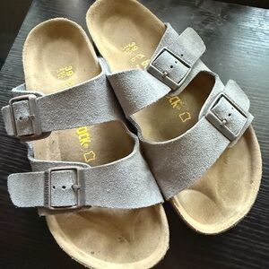 Birkenstock Gray Sandals with Adjustable Straps